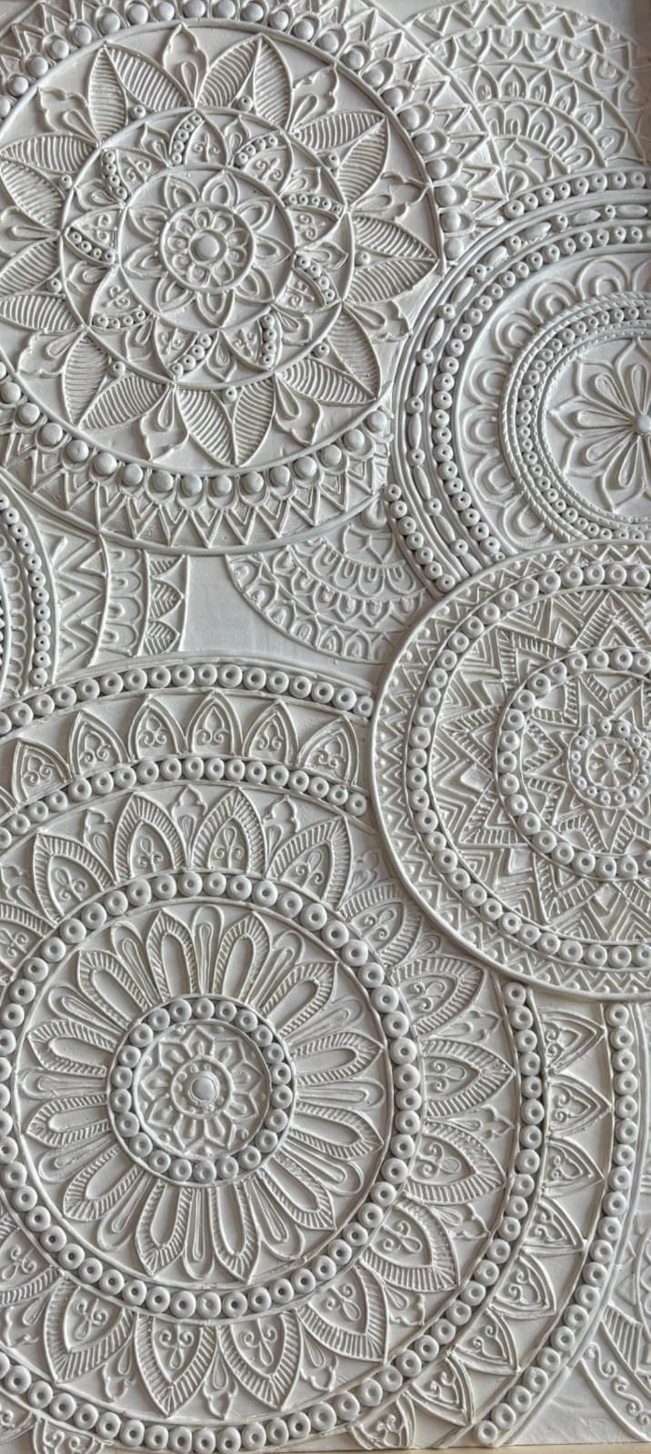 Handmade clay mandala - View 3