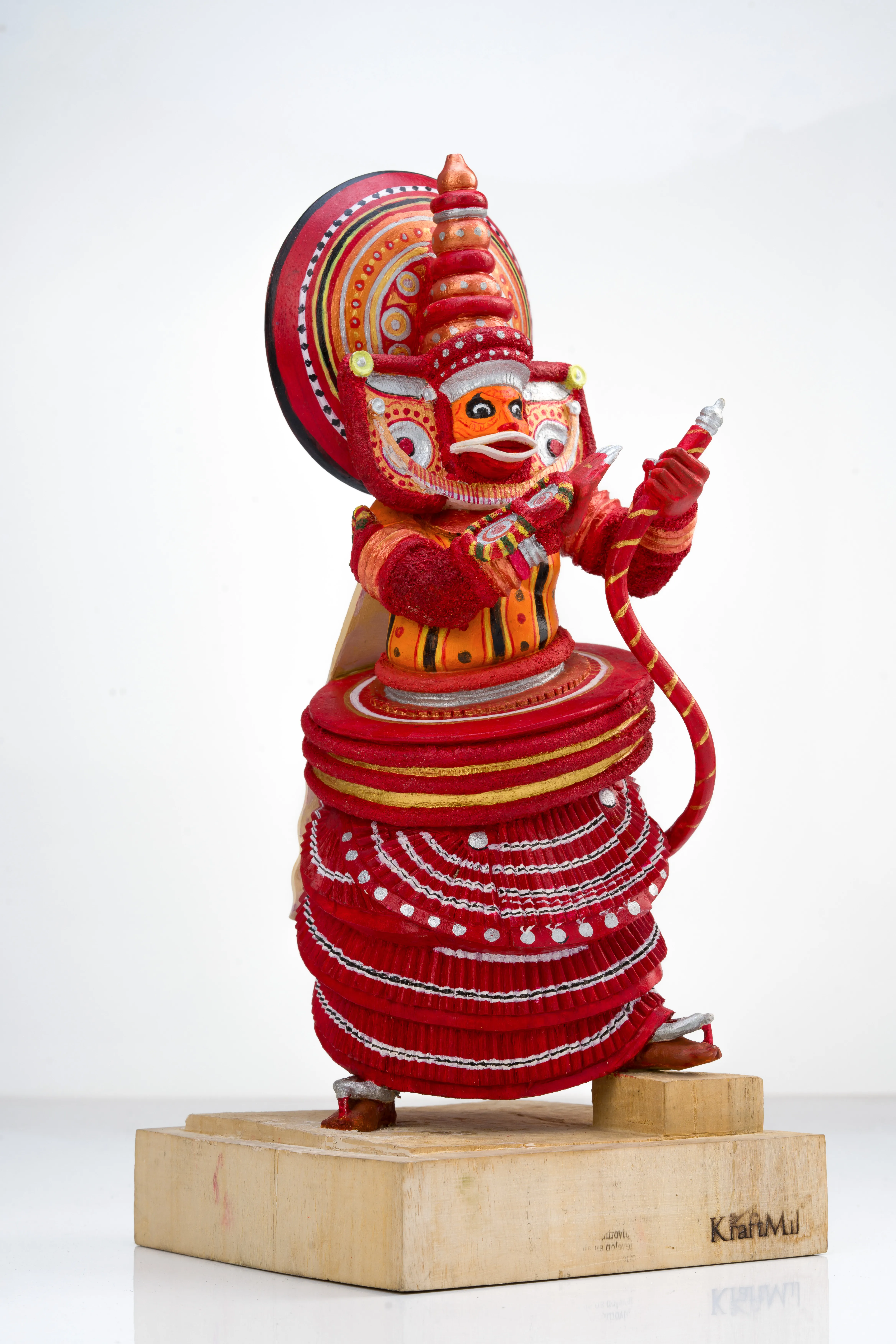 Theyyam Wooden Scupture - View 3