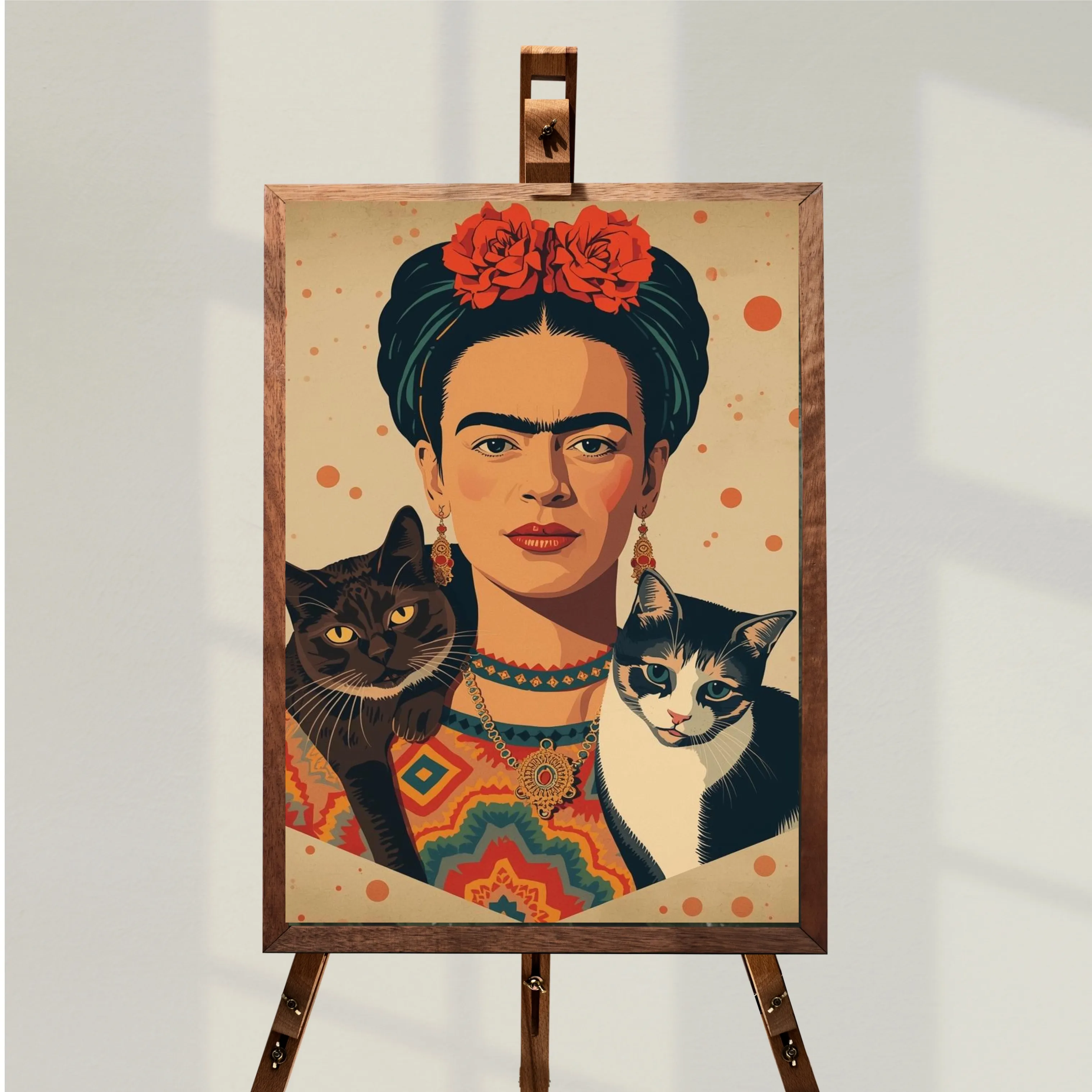 Freida and Her Cats - View 2