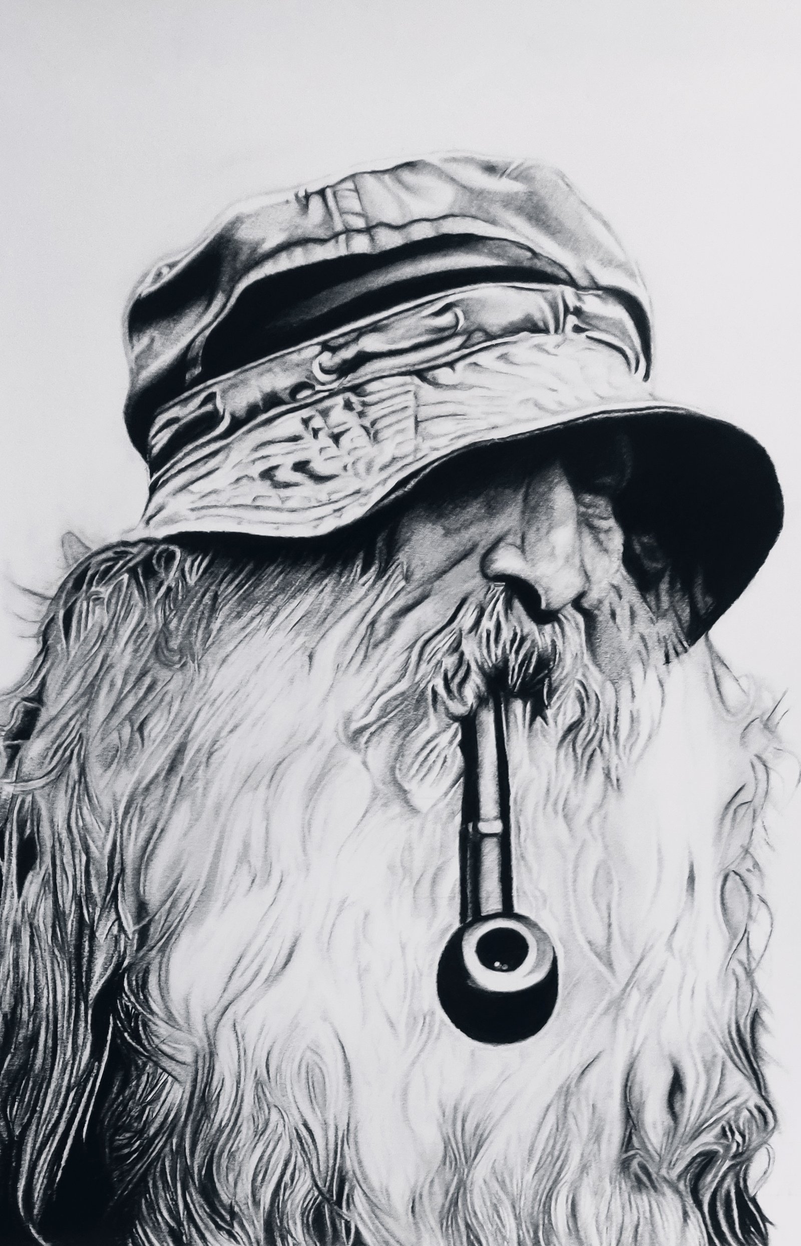 Old man with a pipe