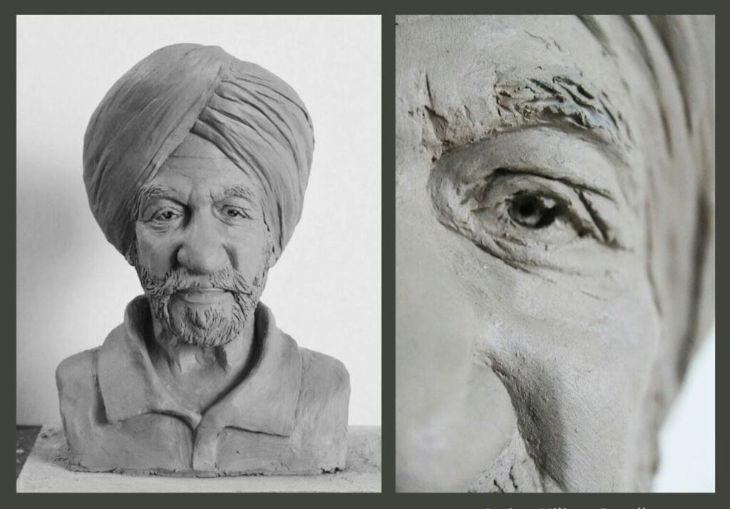 Old Sikh Man- Sculpture